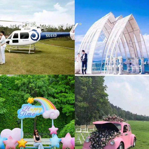 网红打卡拍照摆件景区景观布置大型摄影外景海边户外道具新款