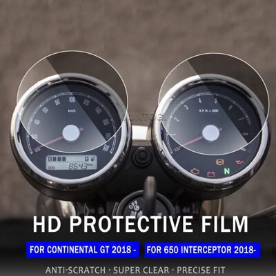 适合Royal Enfield 650 GT 2018-2024改装屏幕仪表高清防刮保护膜