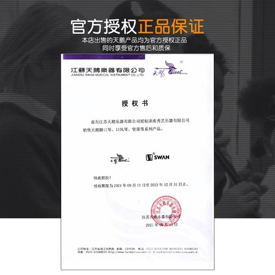 天鹅竖笛乐器儿童德式八孔六孔高音直笛初学小学生专业6孔8孔笛子