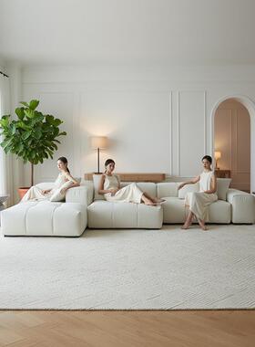 逢野/saba原版像素沙发现代简约模块组合可全拆洗布艺豆腐块沙发