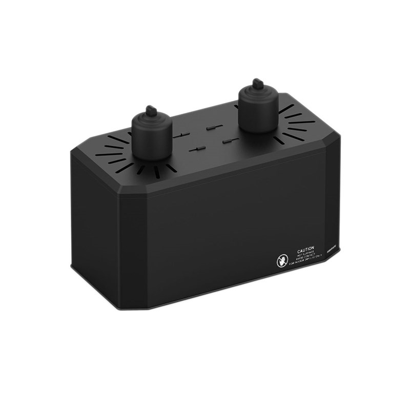 爬宠箱雨林缸双桶灯罩高反射UVyB加热灯UVA太阳灯陶瓷灯座防烫灯