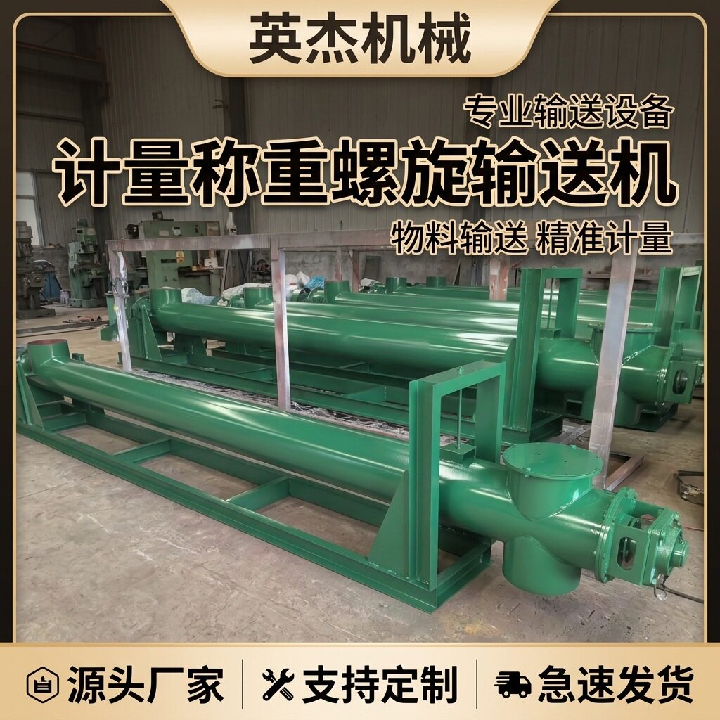 不锈钢称重螺旋输送机化工食品粉料计量小型定量绞龙送料机