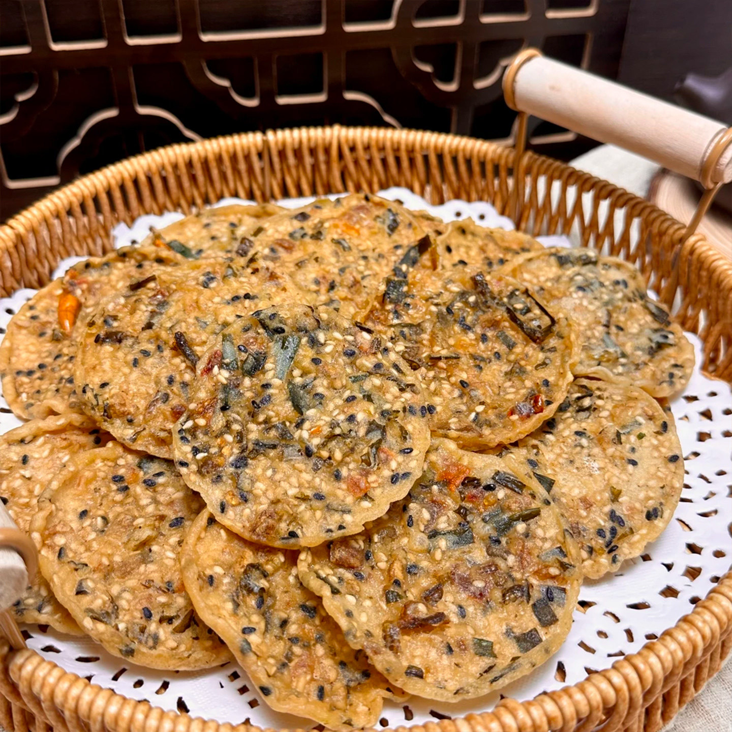 虾米巴江西赣南特产休闲花生巴配养生茶小吃零食粑粑客家美食滋补