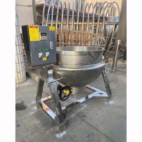 商用蒸汽卤锅立式夹层锅不锈钢电加热可倾夹层锅化糖酱料夹层锅