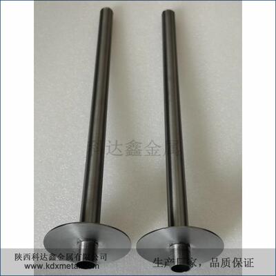 钽保护管 一端封头真空焊接 钽管R05200高纯度钽制品钽法兰管厂家