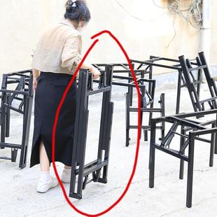 铁餐桌架子 长方形折叠桌腿支架 矮桌子腿 茶几腿 桌架折叠饭桌脚