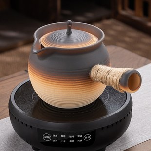 网红围炉煮茶罐罐茶壶家用室内自动电陶炉烤M奶烤枣带盖煮茶器套