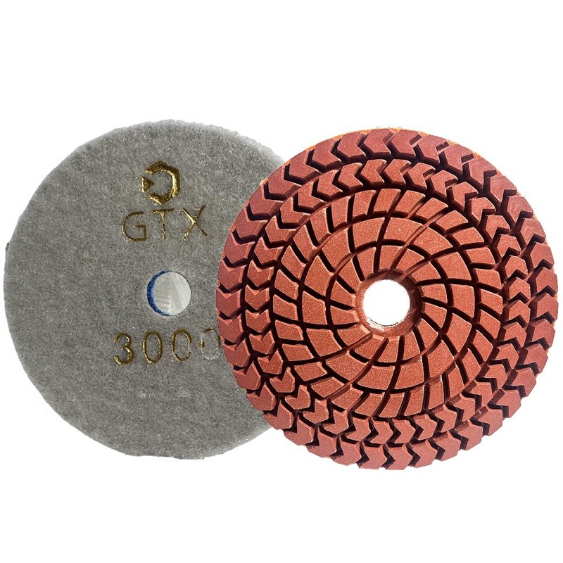 150mm水磨片石材6寸抛光片自动磨边机加厚型打磨片15公分树脂磨片