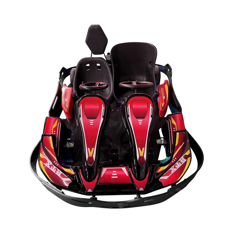 双人卡丁车 室内外游乐设施计时成人儿童赛车四轮商用电动卡丁车