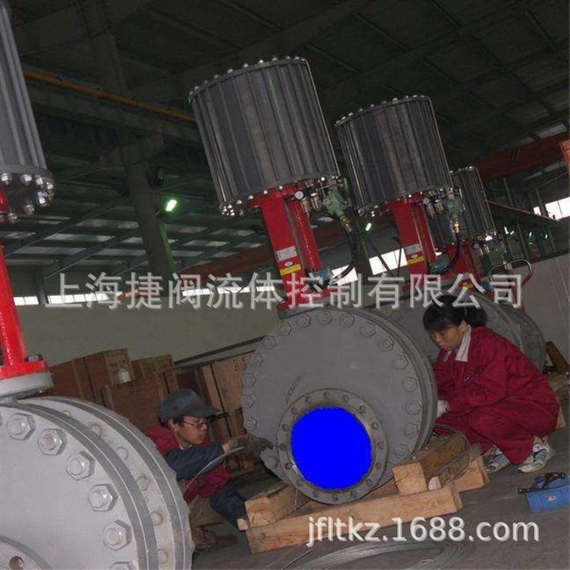 单杠气动头带手轮装置对夹软密封橡胶蝶阀 D67A1J-16ZB