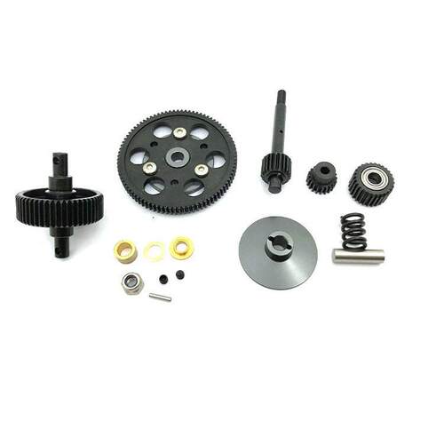 1/10 Axial SCX10遥控攀爬车配件仿真越野金属波箱传动齿轮套装