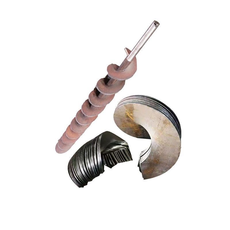 螺旋杆螺旋叶片304不锈钢输送机蛟龙叶片有轴无轴螺旋簧耐磨叶片