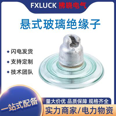 盘型悬式玻璃绝缘子LXP/Y(XWP)-70/146-1-2陶瓷钢防污U70BP-U120B