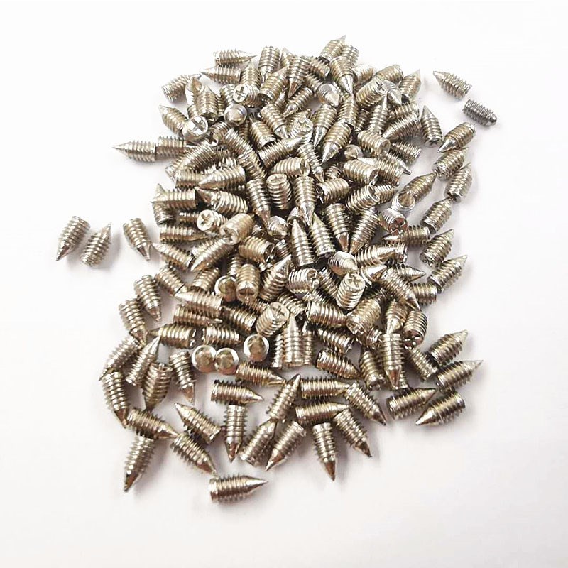 碳钢镀镍十字尖端机米螺丝十字槽紧定螺丝紧固顶丝M2/M3/M4