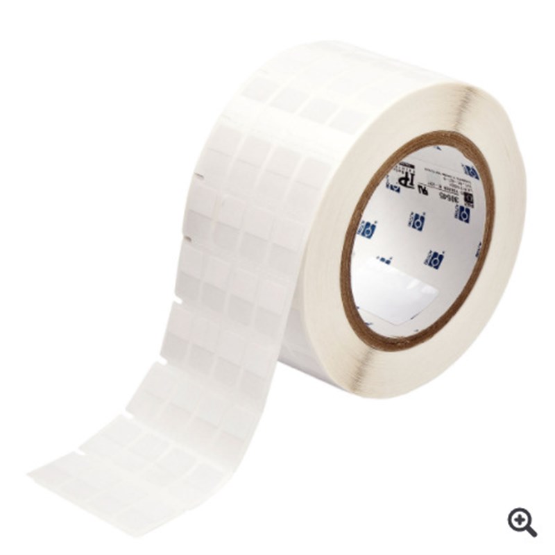 贝迪B427  THT-80-427-5白色/半透明空白标签贴纸 12.7MMx19.05MM