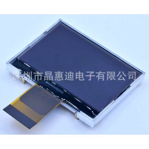 192128/液晶模块/LCM/点阵/1.9寸/黑膜/FSTN/负显/COG/名显
