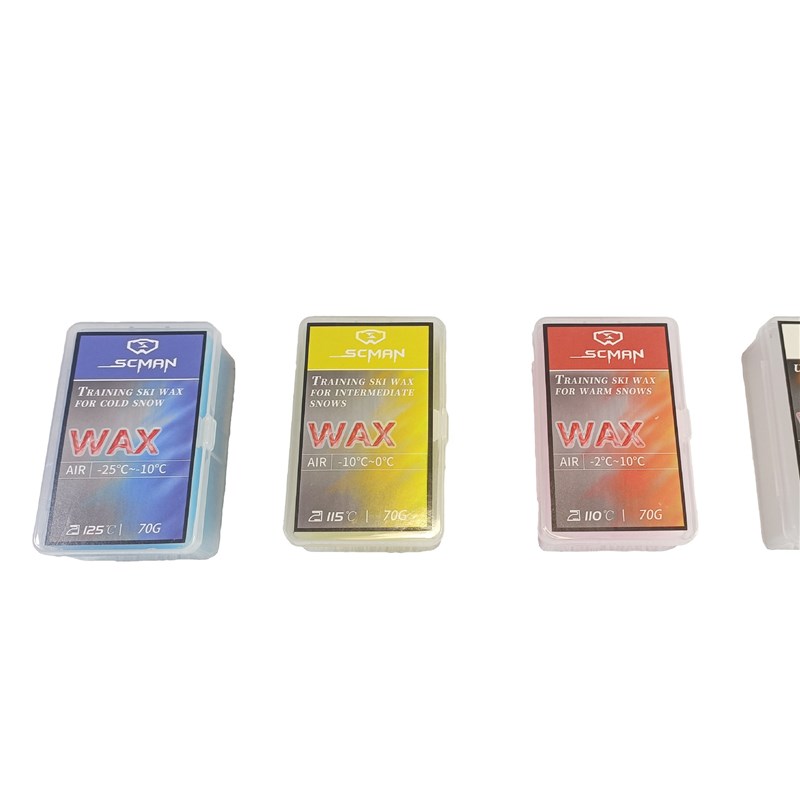 SCMAN滑雪板单板双板打蜡提速蜡温低温暖温保养蜡封板蜡250G雯沃