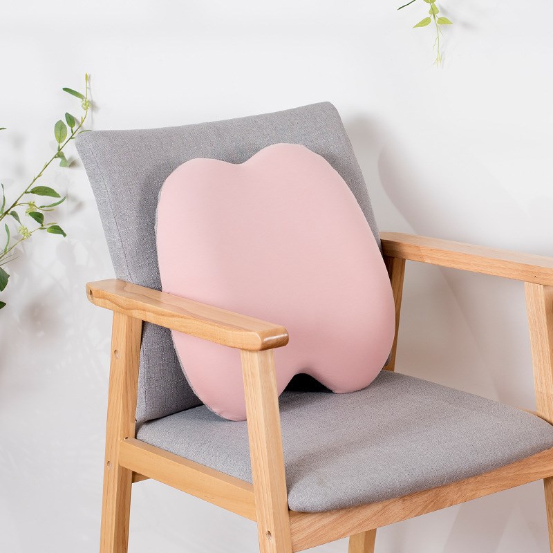 久坐靠垫可拆洗腰枕记忆棉内芯加大办公室护腰垫座椅靠枕礼品定制