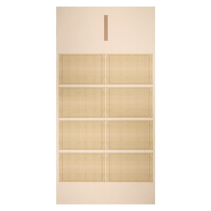 四尺整张蜡染宣纸国展篆书小楷书法作品专用纸半生熟投稿书法创作