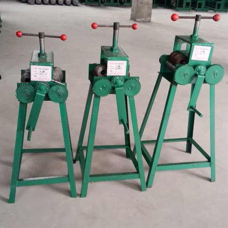 出售手摇弯管机多功能小型折弯器双丝杠四轮打圈机