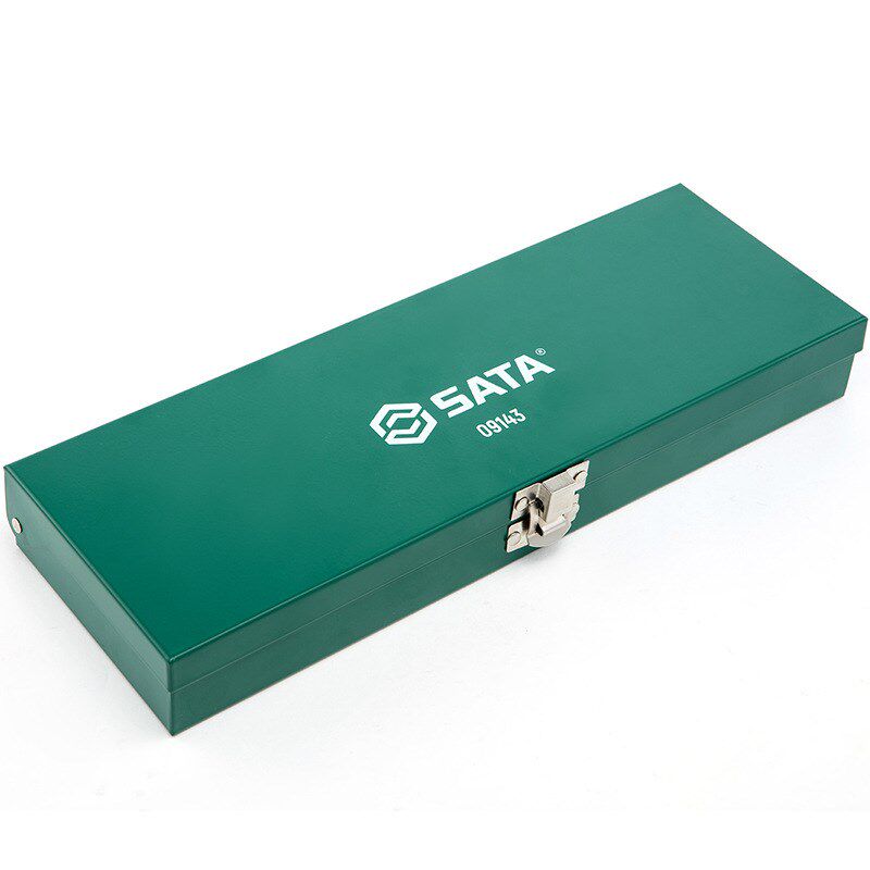 世达09143内六角扳手套装加长平头SVCM合金钢公制14件套1.5-17mm