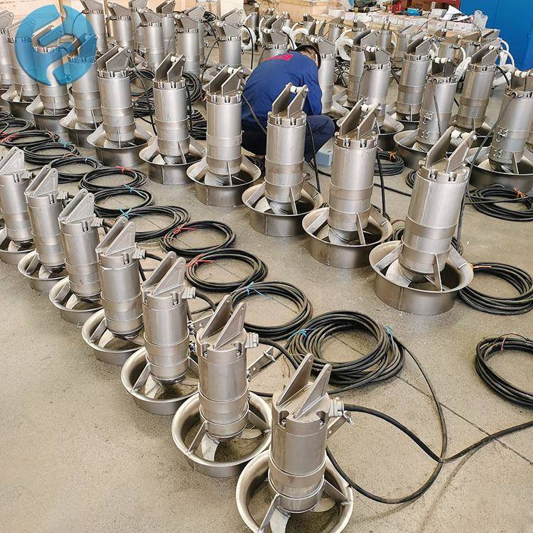 QJB潜水搅拌机/器水解酸化调节池QJB2.5潜水搅拌机安装图