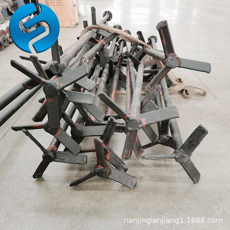 絮凝池搅拌机絮凝池混合导流筒双层桨叶混合搅拌器