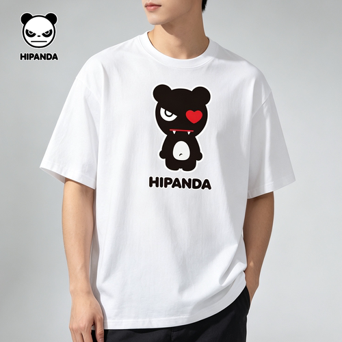 HIPANDA圆领t恤男女同款