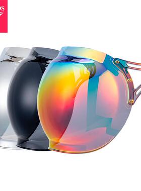 VCOROS摩托车头盔A500/PA101/VH102原装镜片彩色镀银黑色可选