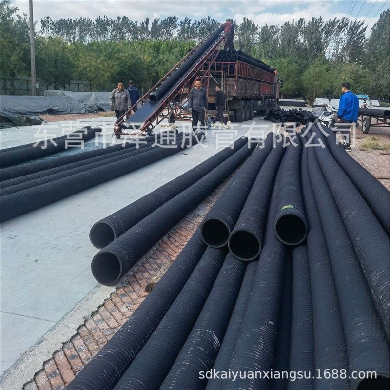 埋线铠装排吸胶管耐油胶管输油管钢丝骨架吸引橡胶软管防静电胶管