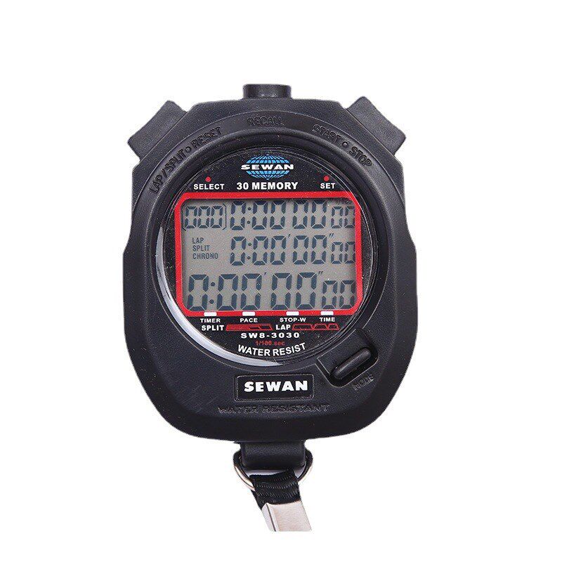 世运秒表 3100比赛计时器跑步运动教练秒表体育跑步电子秒表
