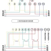 V3FPDTZ341三相四线 DSZ331三相三线DTSY341尖峰平谷智能
