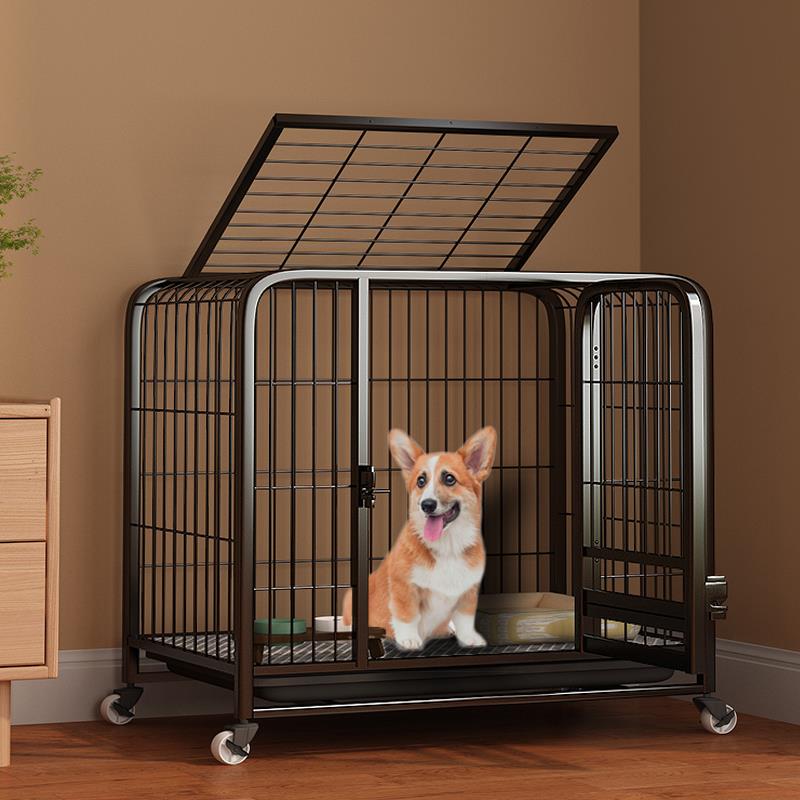 狗笼子中小型犬室内家用带厕所宠物笼比熊柯基泰迪柴犬专用狗笼子