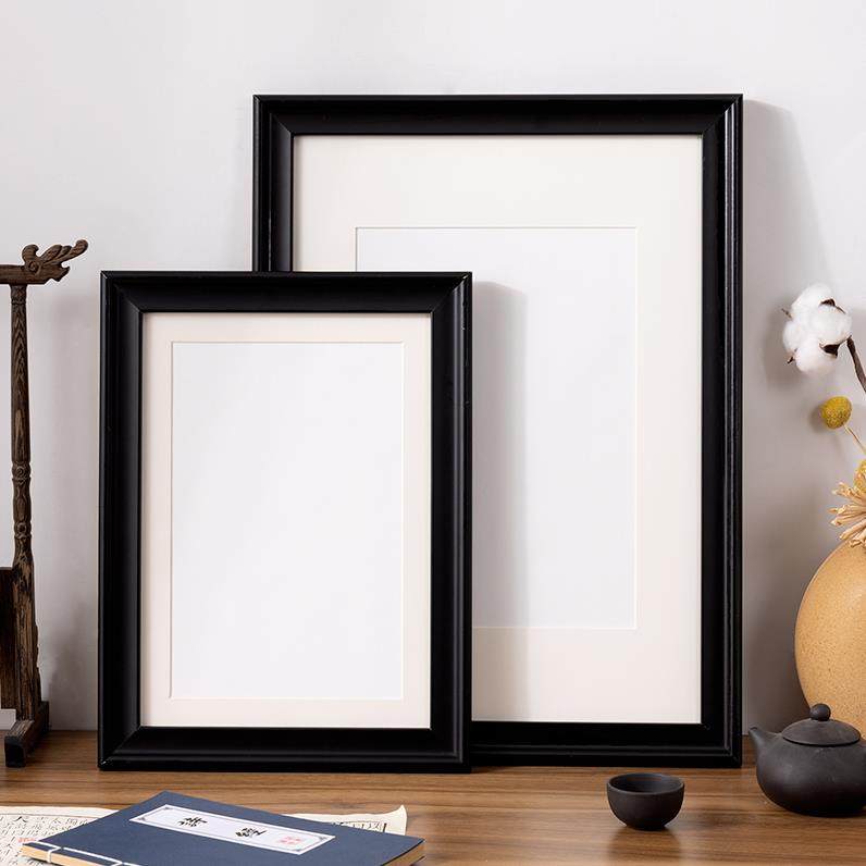 实木相框空框摆台A3a4书法字画框装裱4K8开拼图外框架挂墙定制diy,家居饰品,相框/画框,淘宝优惠券,粉丝福利购,淘宝优惠卷
