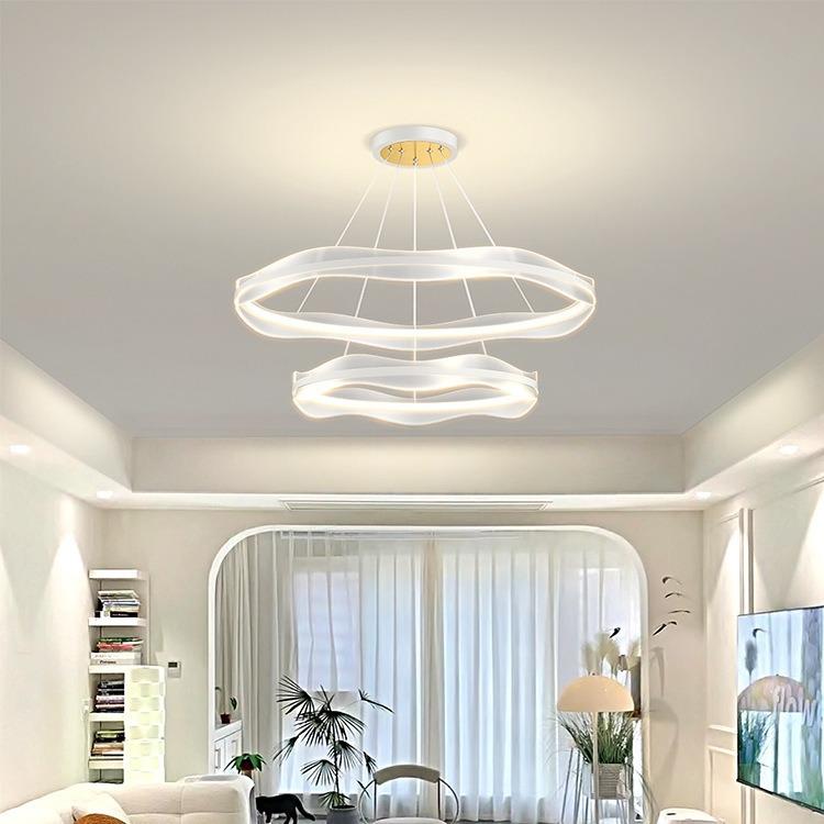 客厅吊灯简约现代大气北欧水晶大厅主灯2022年新款中山灯具大全