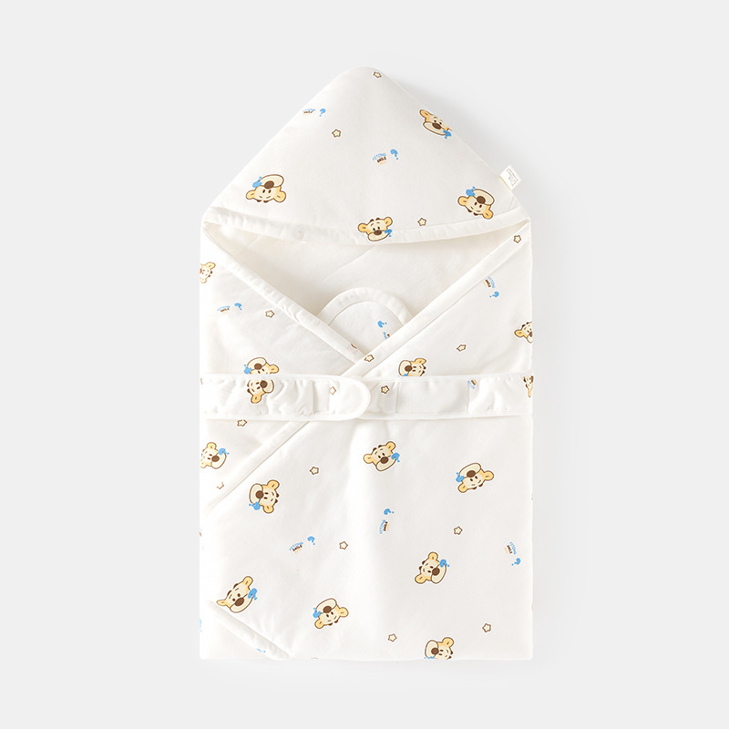 新生儿包被婴儿纯棉初生抱被春秋冬80克薄棉被子襁褓产房宝宝用品