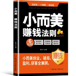 赚钱法则 小而美 全店任选 财富思维与赚钱实操方法指南读物赚钱实用手册书 5本20元