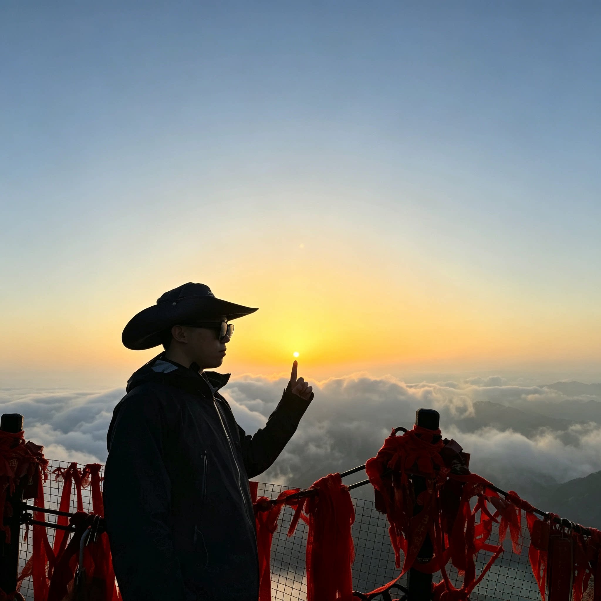 华山专业向导1对1陪爬，情绪到位非常出片，轻松登顶还送登山杖！