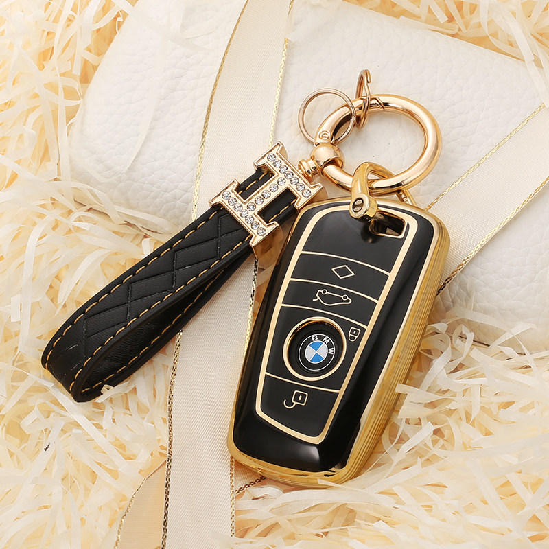 适用宝马09/10/11/12/13/14款7系730/740/750Li小车钥匙包套扣壳