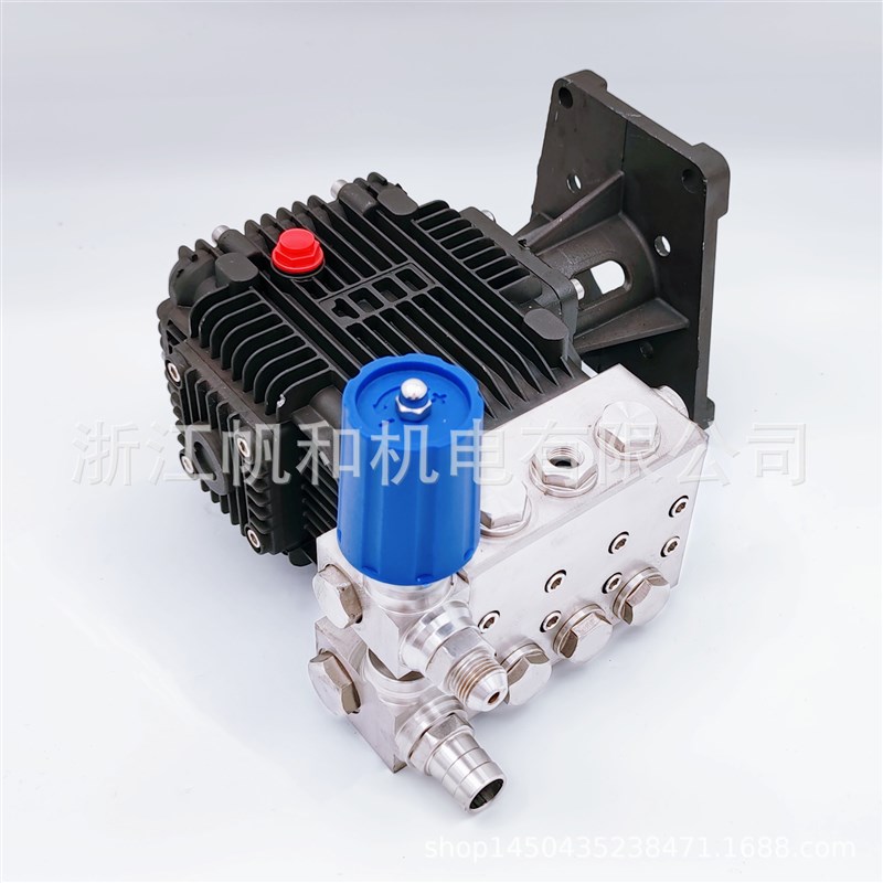 304不锈钢泵头高压清洗机热水泵耐高温强碱强酸泵头自吸陶瓷柱塞