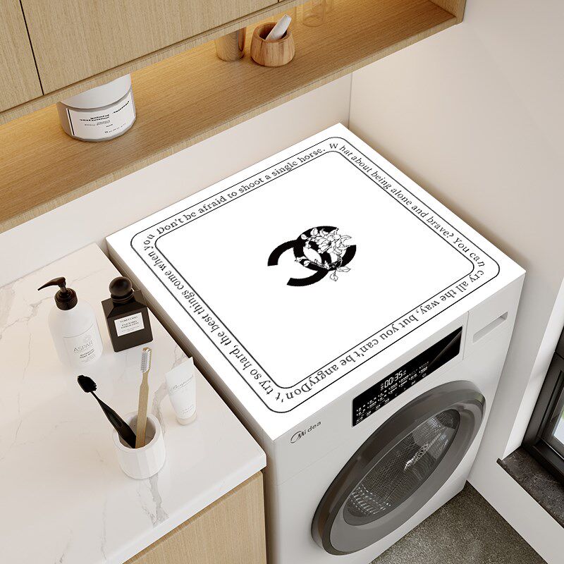 滚筒式全自动洗衣机防尘罩套冰箱盖布防水防晒免洗皮革垫子床头柜