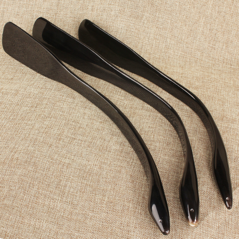 牛角经络拍子按摩器拍打全身捶背器敲打锤棒家用养生拍痧板刮痧棍