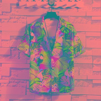 海岛度假穿搭男生海边衣服沙滩衬衫风女透气巴厘岛三亚夏威夷泰国