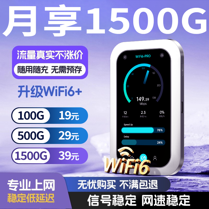 随身wifi6移动无线网络2025新款全国通用4g无限速流量高端便携式家用上网车载wi-fi路由器热点官方正品旗舰店