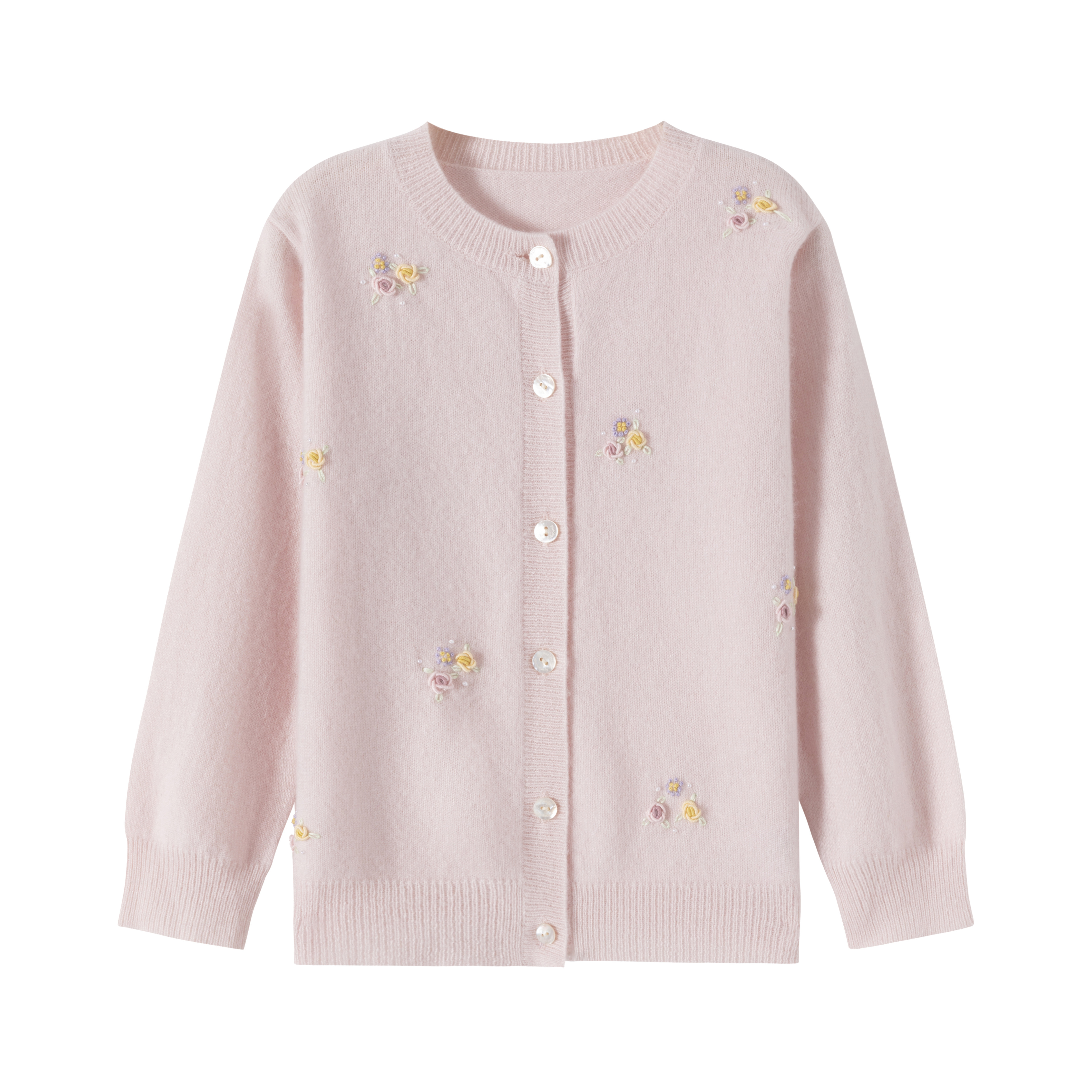 Petite Marguerite小雏菊童装·手工刺绣钉珠羊绒开