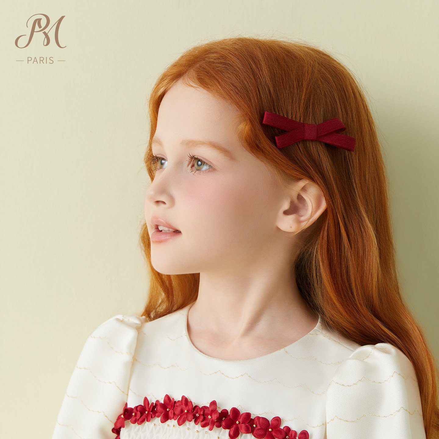 Petite Marguerite小雏菊童装·洋气百搭红色不对称