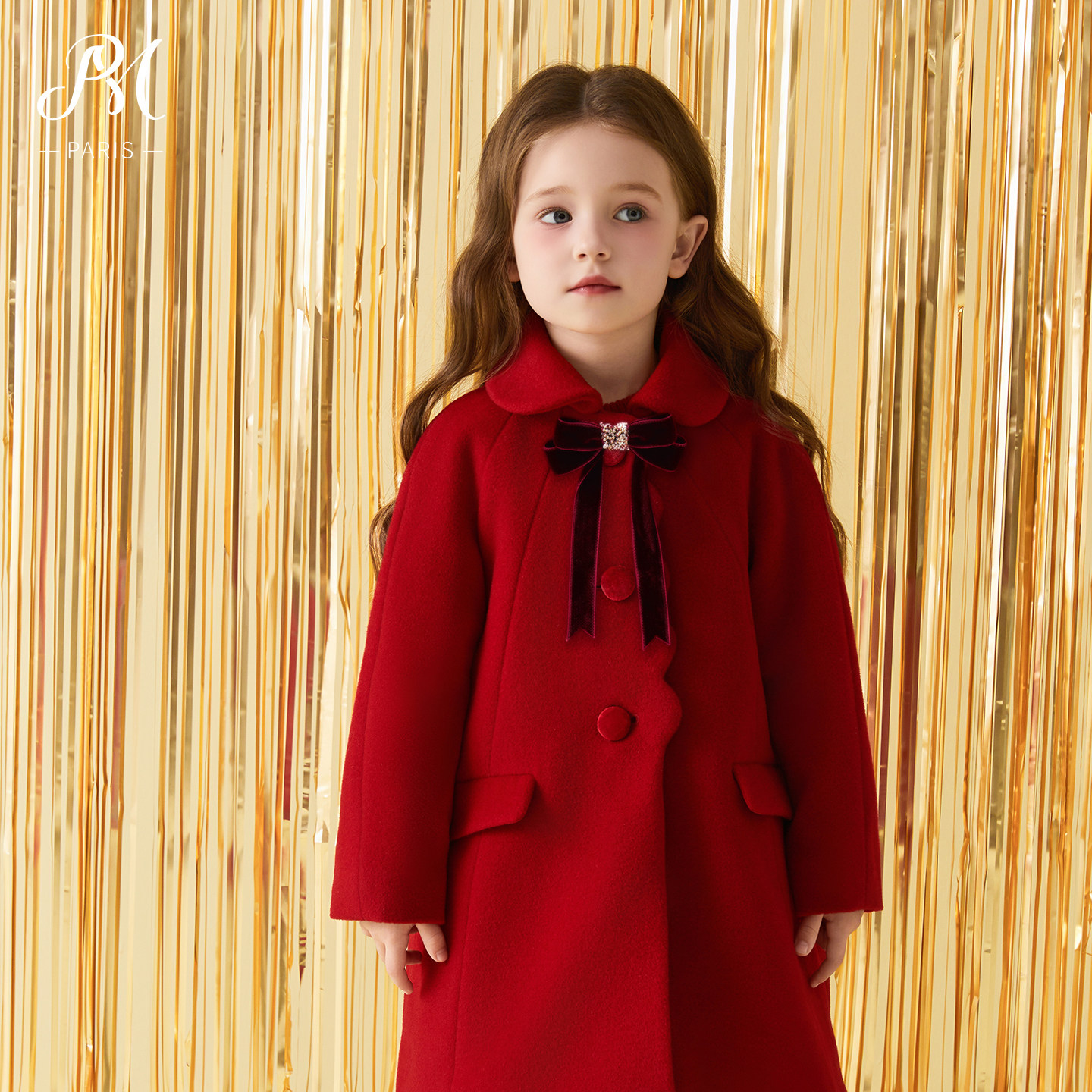 Petite Marguerite小雏菊童装·秋冬百搭简约时尚红