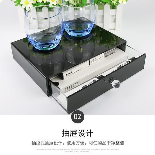 酒店牙具盒宾馆客房卫生间易耗品盒定制洗漱用品收纳盒亚克力盒子