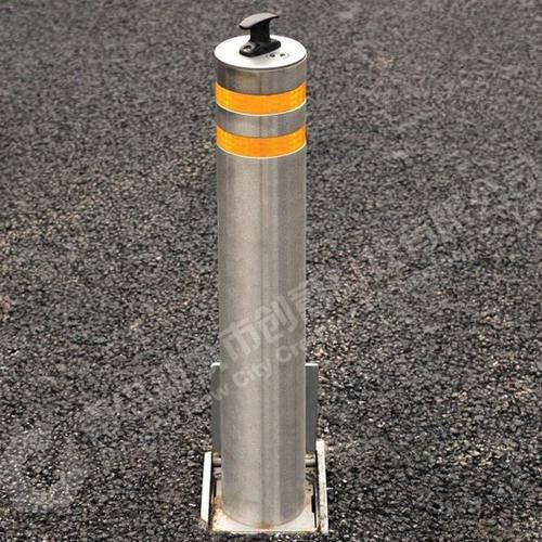 不锈钢升降路桩挡车柱警示柱路障停车场商场广场学校防撞柱设施