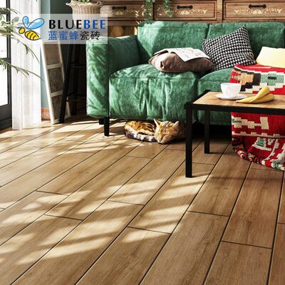 北欧全瓷直边木纹砖仿实木客厅地砖150x900卧室书房阳台地板瓷砖